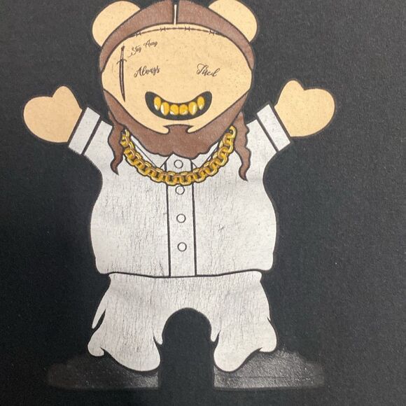 GRIZZLY Griptape x Post Malone Men’s Black T shirt Size M - Picture 3 of 5